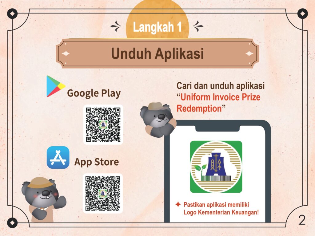 Unduh APLIKASI Penukaran Resmi. photo/MOF