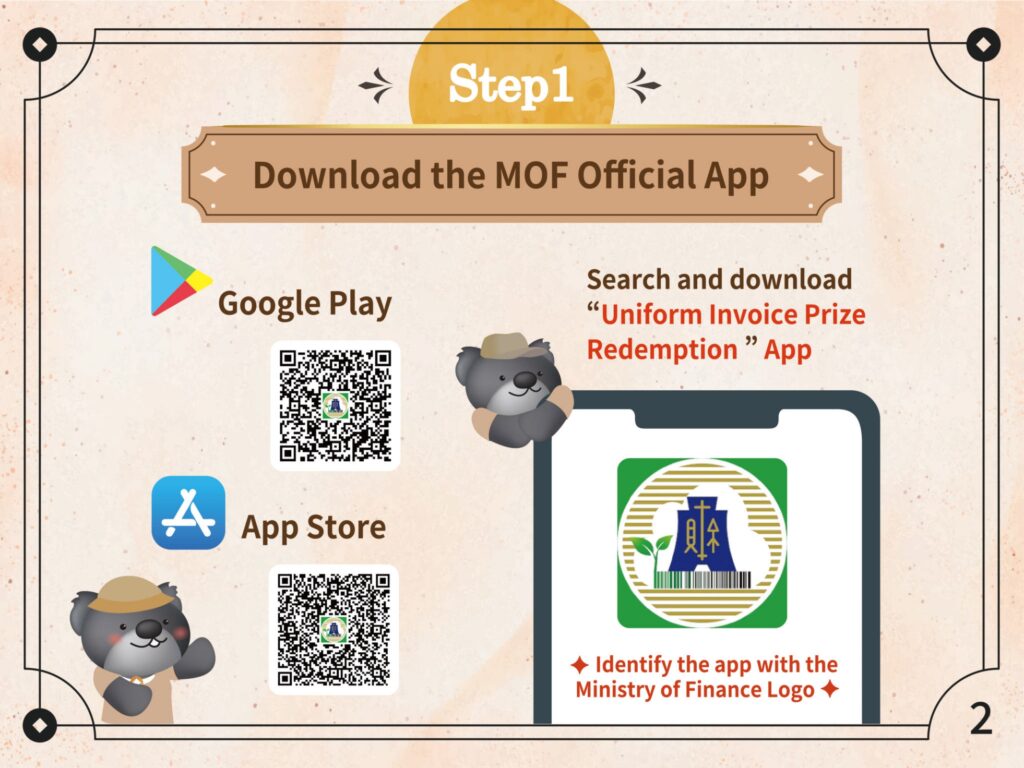 Download the Official Redemption APP. photo/MOF