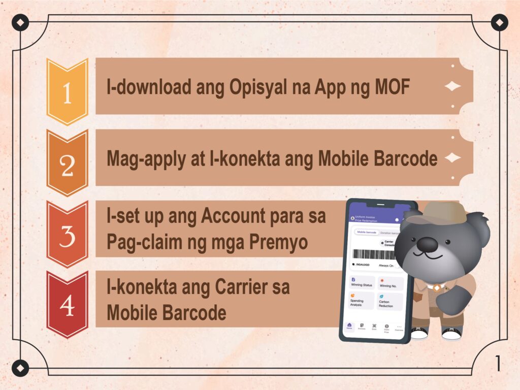 4 na Hakbang para sa Cloud Invoice. photo/MOF
