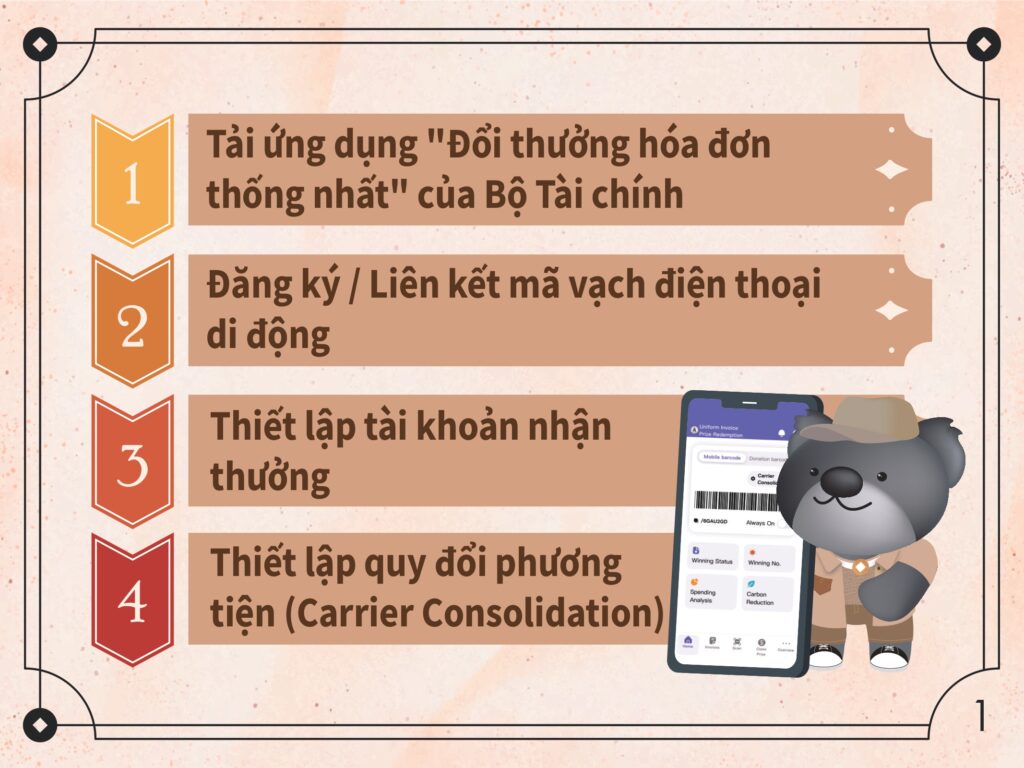 4 bước sử dụng Hóa đơn điện tử. photo/MOF