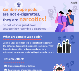 喪屍煙彈不是電子煙是毒品！