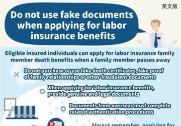 Do not use fake documents when applying for labor insurance benefits