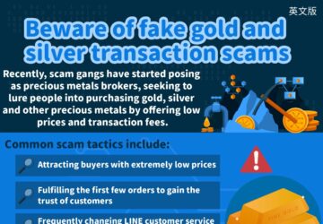 Beware of fake gold and silver transaction scams