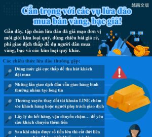 Cẩn trọng với các vụ lừa đảo mua bán vàng, bạc giả!