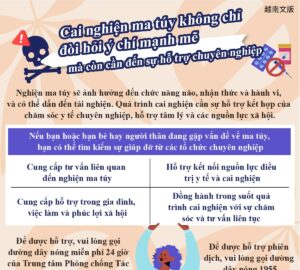Cai nghiện ma túy không chỉ đòi hỏi ý chí mạnh mẽ mà còn cần đến sự hỗ trợ chuyên nghiệp