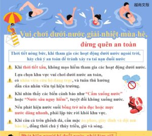 Vui chơi dưới nước giải nhiệt mùa hè, đừng quên an toàn