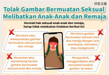 Tolak Gambar Bermuatan Seksual Melibatkan Anak-Anak dan Remaja
