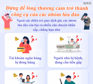 Đừng để lòng thương cảm trở thành công cụ của các nhóm lừa đảo