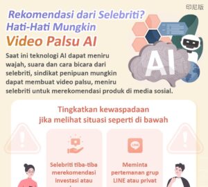 Rekomendasi dari Selebriti? Hati-Hati Mungkin Video Palsu AI