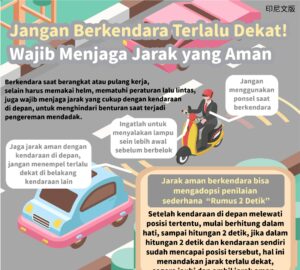 Jangan Berkendara Terlalu Dekat! Wajib Menjaga Jarak yang Aman