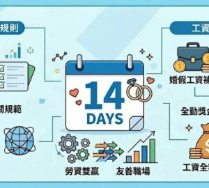 婚假新制10月上路 提高為14天30人以上企業 應儘速調整工作規則
