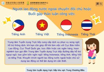 Người lao động nước ngoài chuyển đổi chủ hoặc Buổi gặp thảo luận công việc.
